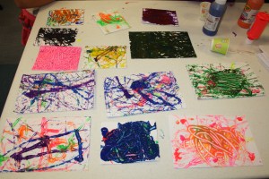 Marble Painting was a fun program I did last summer for kids at several Pierce County Libraries.