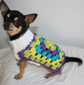 It's actually a knit & crochet design. I like to use both methods in my creations. 